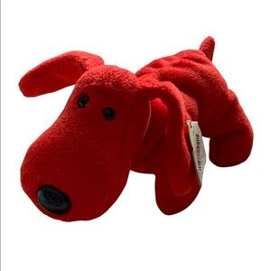Ty Beanie Babies Rover The Dog Style 4101 Year 1996 PVC Retired With Errors